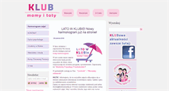 Desktop Screenshot of klubmamyitaty.pl