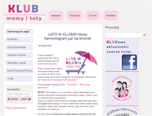 Tablet Screenshot of klubmamyitaty.pl